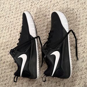 Women’s black Nike volleyball shoes size 8.5